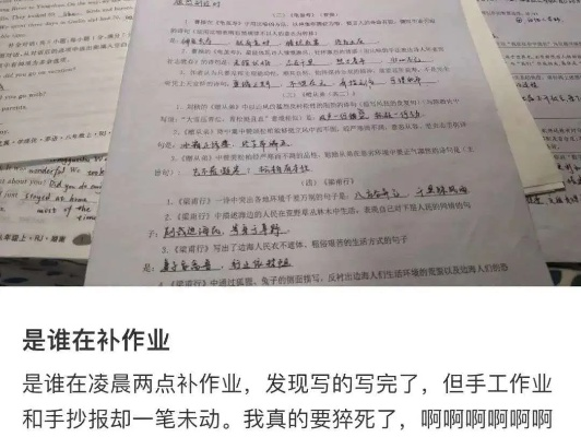 五一最后一天，补作业成为学生们的最后狂欢